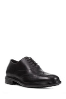 Geox Men's Black Walk Pleasure Lace-up Leather Classic Shoes | Derimod