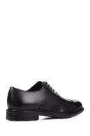 Geox Men's Black Walk Pleasure Lace-up Leather Classic Shoes | Derimod