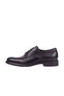 Geox Men's Black Dublin Lace-Up Leather Classic Shoes | Derimod