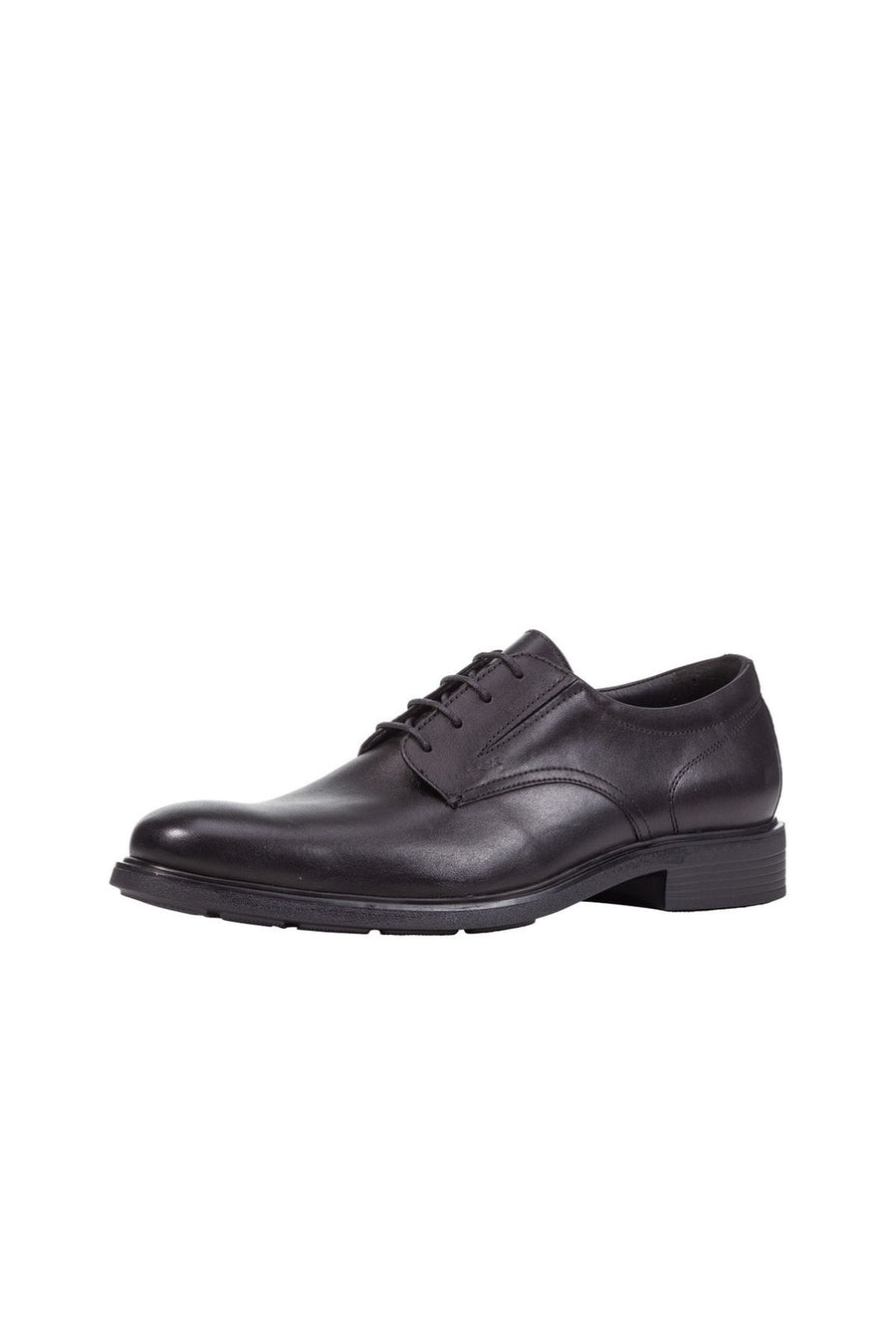 Geox Men's Black Dublin Lace-Up Leather Classic Shoes