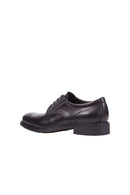 Geox Men's Black Dublin Lace-Up Leather Classic Shoes | Derimod