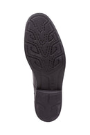 Geox Men's Black Dublin Lace-Up Leather Classic Shoes | Derimod