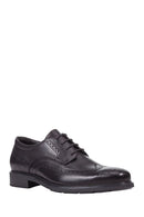 Geox Men's Black Dublin Lace-up Leather Classic Shoes | Derimod