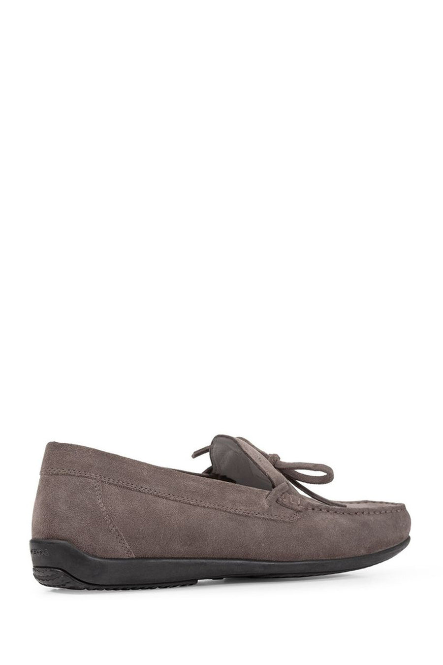 Geox Men's Gray U Ascanio Suede Leather Casual Loafer