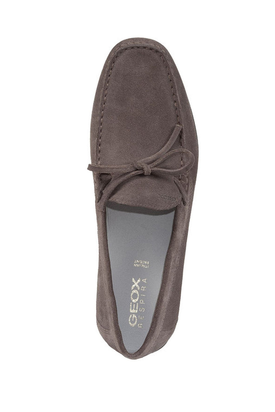 Geox Men's Gray U Ascanio Suede Leather Casual Loafer
