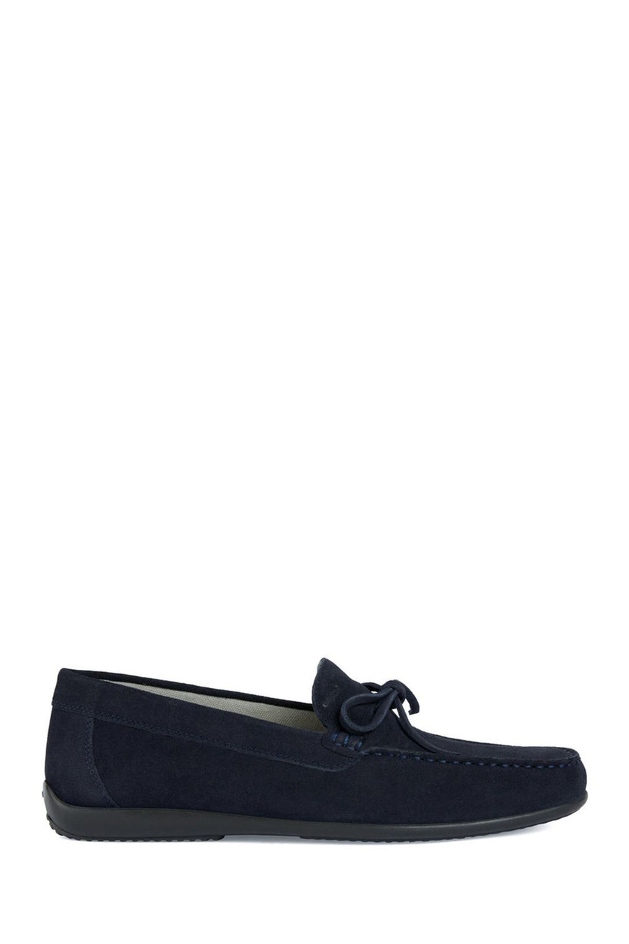 Geox Men's Navy Blue U Ascanio Suede Leather Casual Loafer U350WA00022C4002 | Derimod