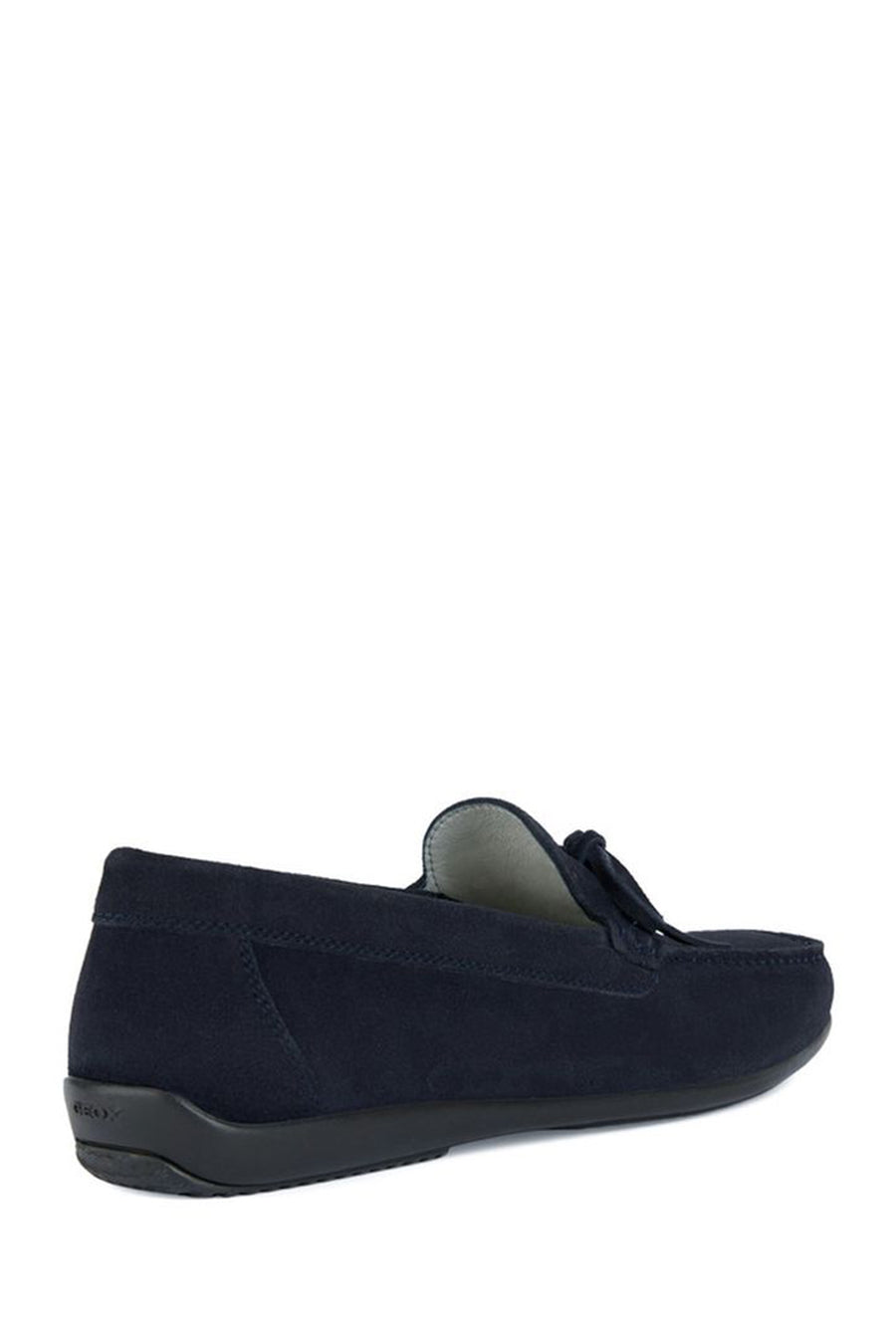 Geox Men's Navy Blue U Ascanio Suede Leather Casual Loafer