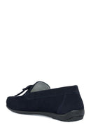 Geox Men's Navy Blue U Ascanio Suede Leather Casual Loafer | Derimod
