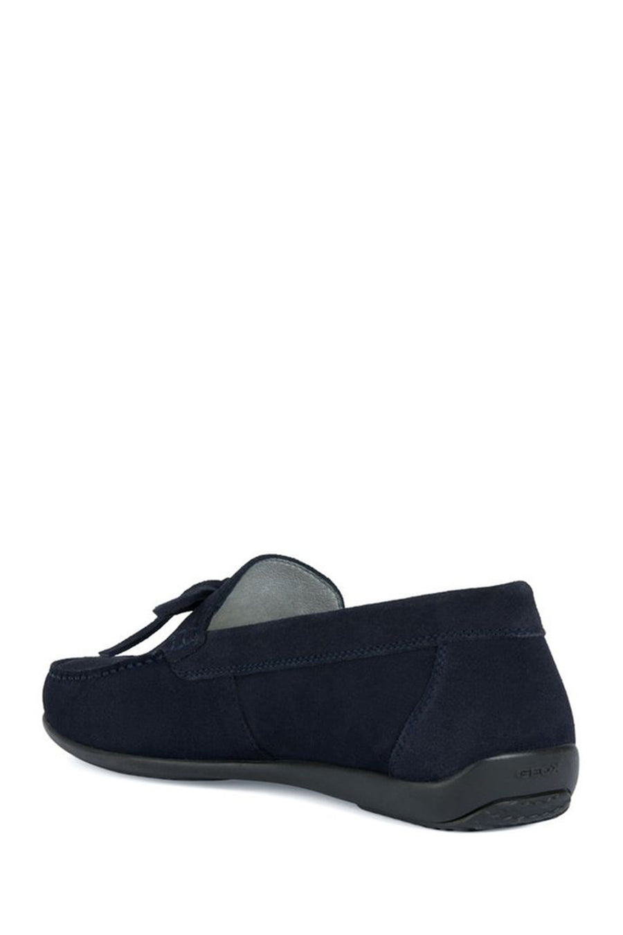 Geox Men's Navy Blue U Ascanio Suede Leather Casual Loafer