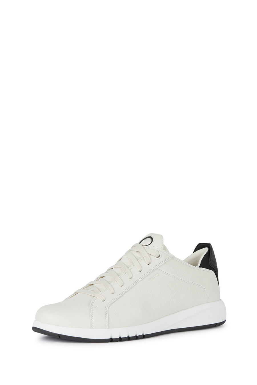 
Geox Men's White U Aerantis A - Tumb Lace-up Leather Sneaker
