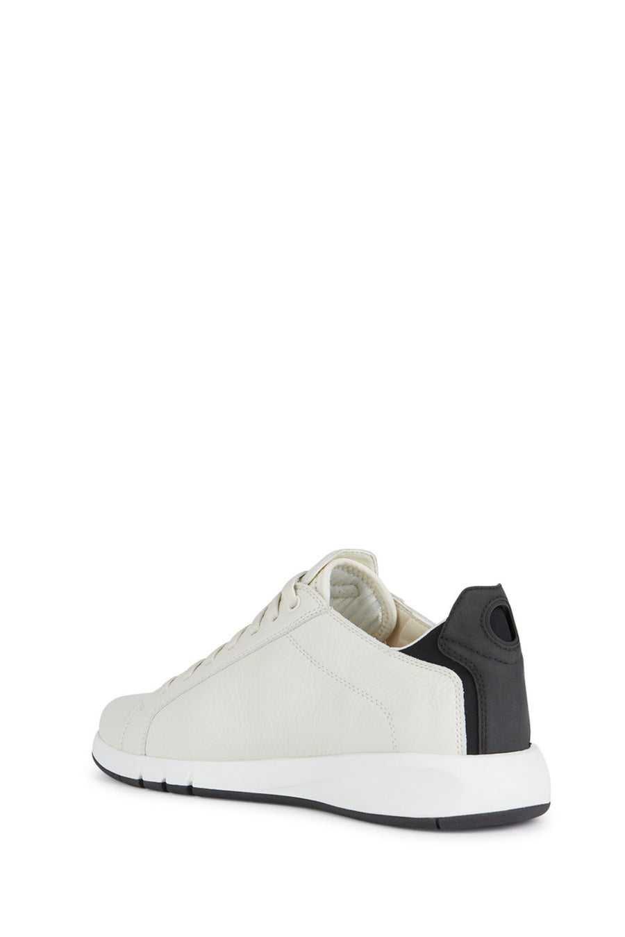 
Geox Men's White U Aerantis A - Tumb Lace-up Leather Sneaker
