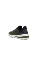 Geox Erkek Yeşil Spherica Bağcıklı Kalın Tabanlı Deri Sneaker | Derimod