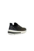 Geox Erkek Yeşil Spherica Bağcıklı Kalın Tabanlı Deri Sneaker | Derimod
