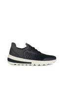 Geox Erkek Siyah Spherica Bağcıklı Kalın Tabanlı Sneaker | Derimod