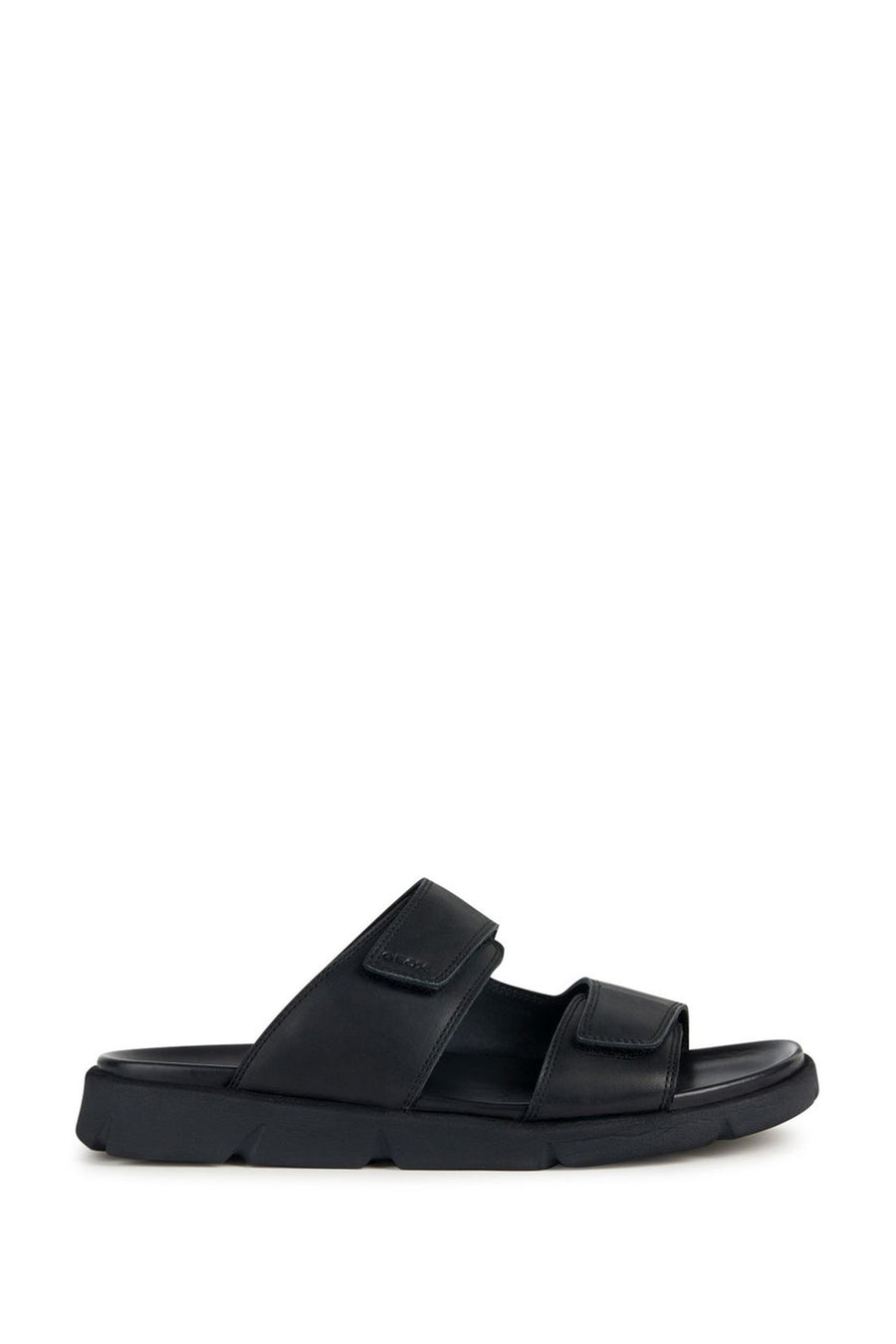 Geox Men's Black Xand Leather Slippers U35BGB00085C9999 | Derimod