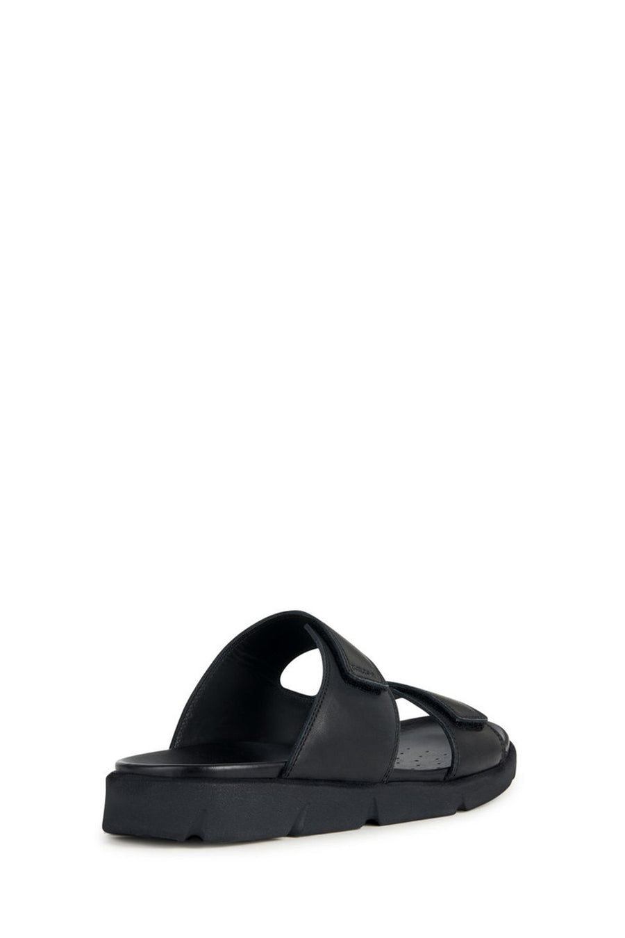 Geox Men's Black Xand Leather Slippers