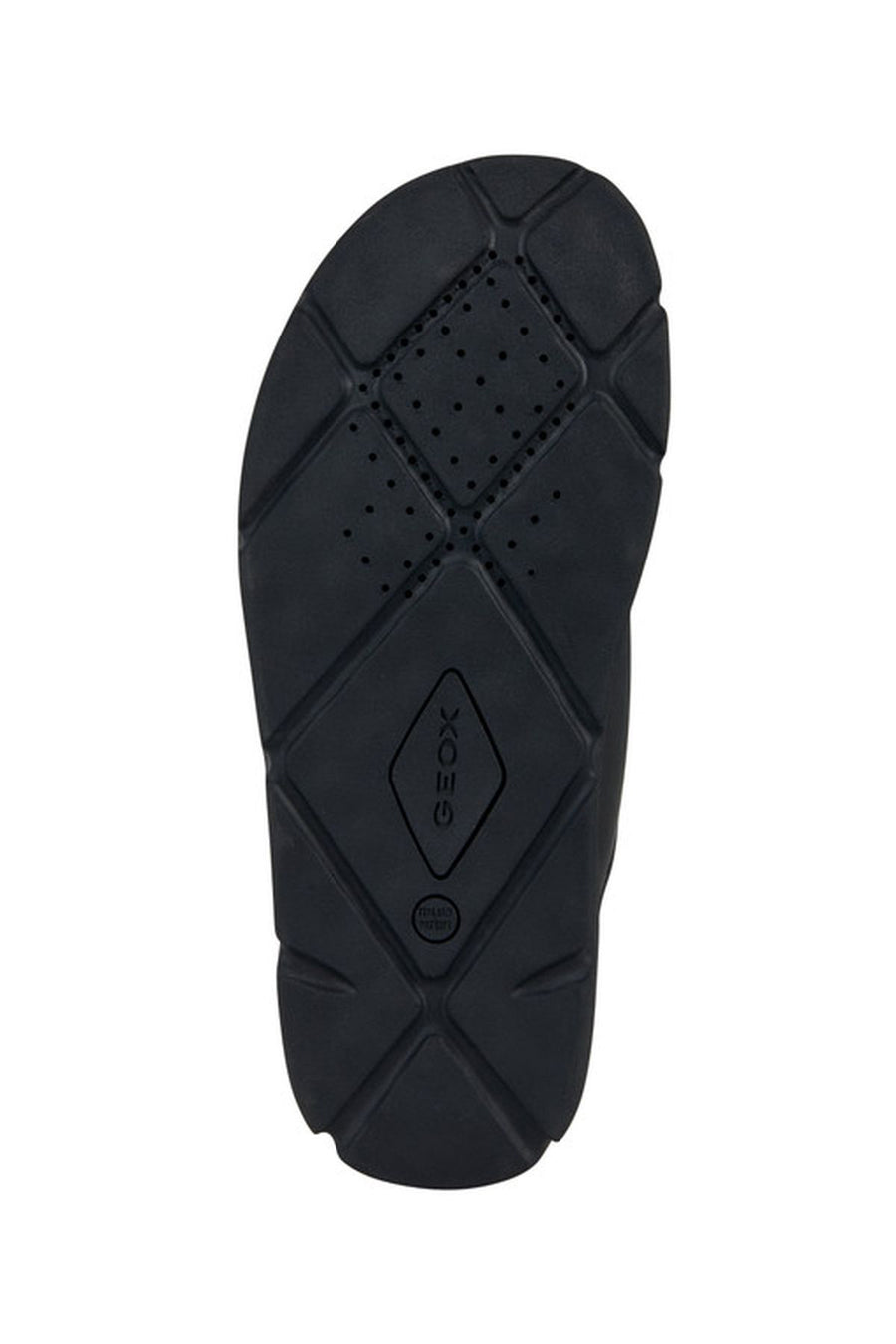 Geox Men's Black Xand Leather Slippers