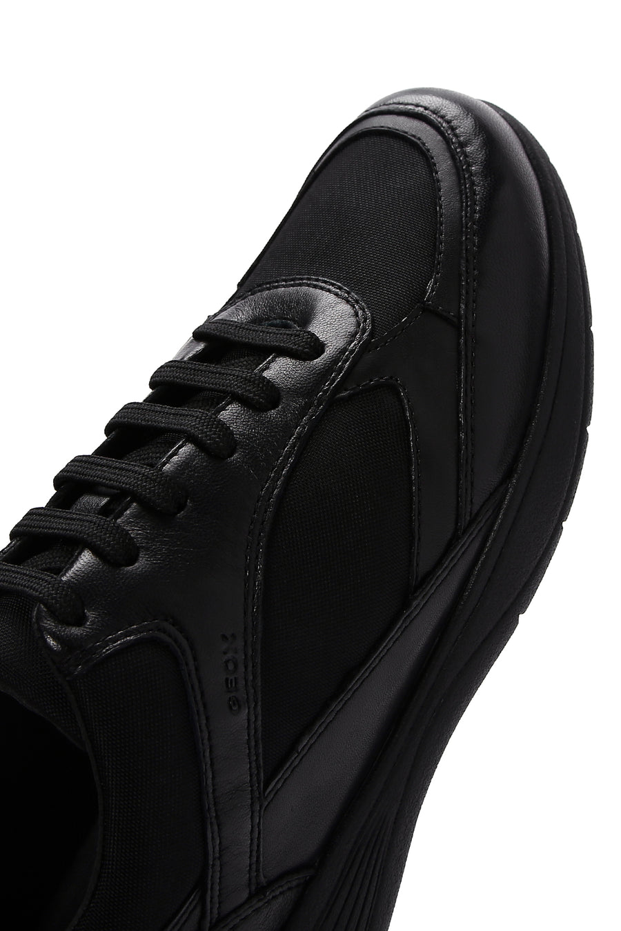 Geox Men's Green U Spherica Leather Sneaker