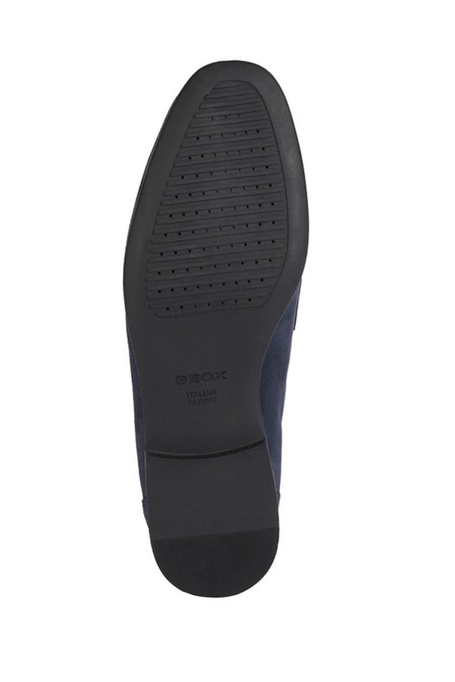 Geox Erkek Lacivert Sapienza Süet Deri Loafer