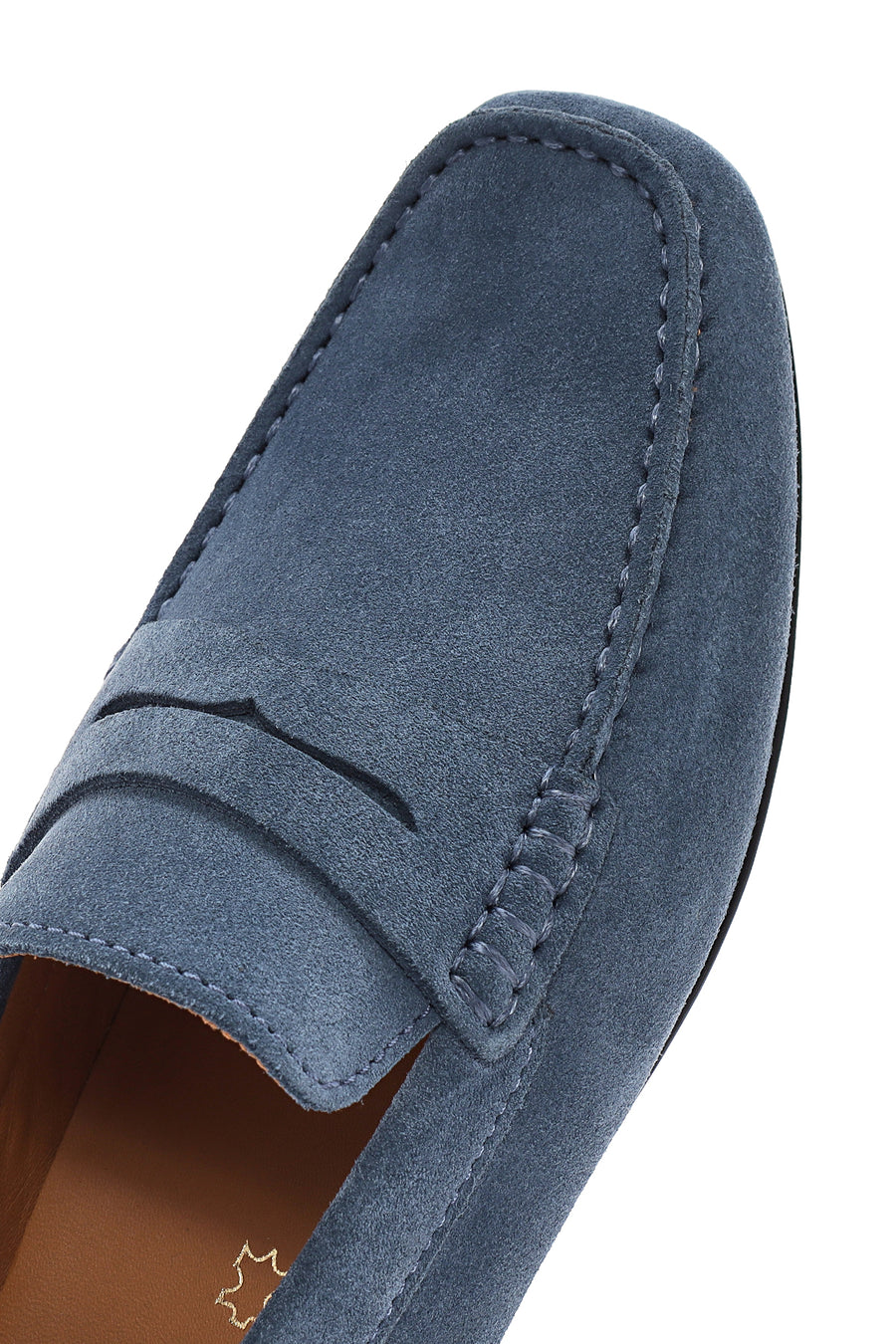 Geox Men's Blue Kosmopolis + Grip Suede Leather Loafer