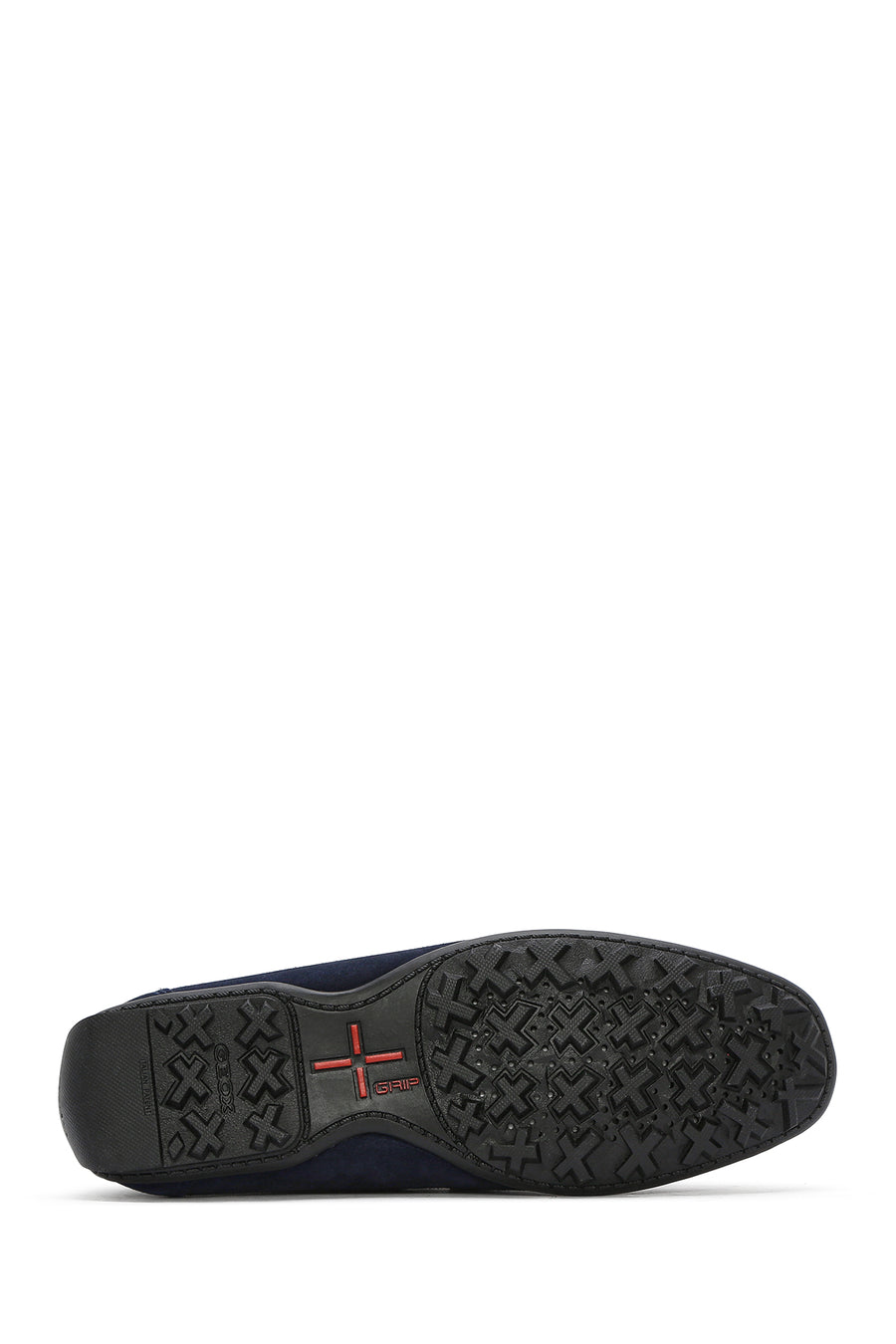 Geox Men's Navy Blue Kosmopolis + Grip Suede Leather Casual Loafer