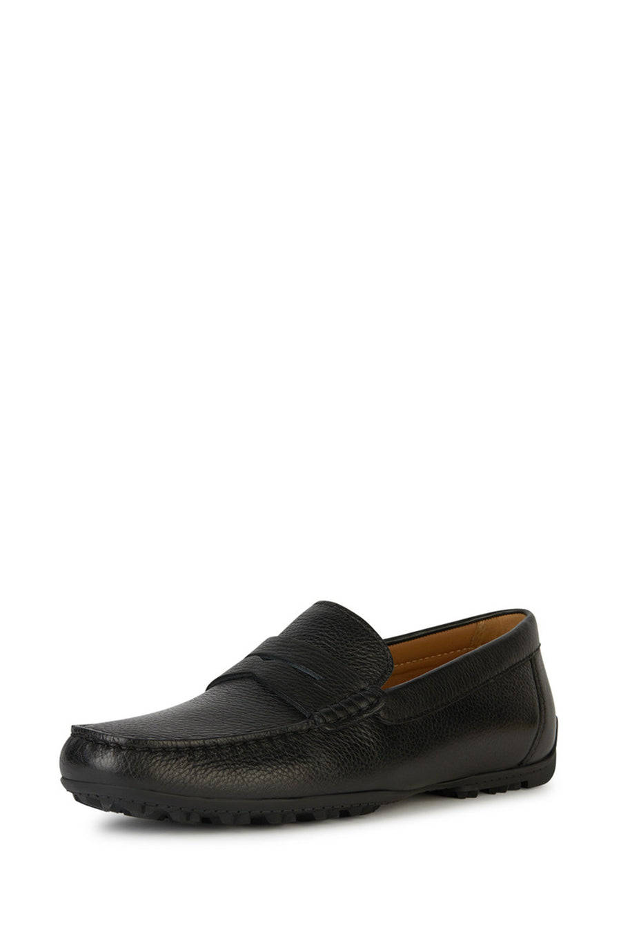
Geox Men's Black U Kosmopolis + Grip B - All Leather Casual Loafer
