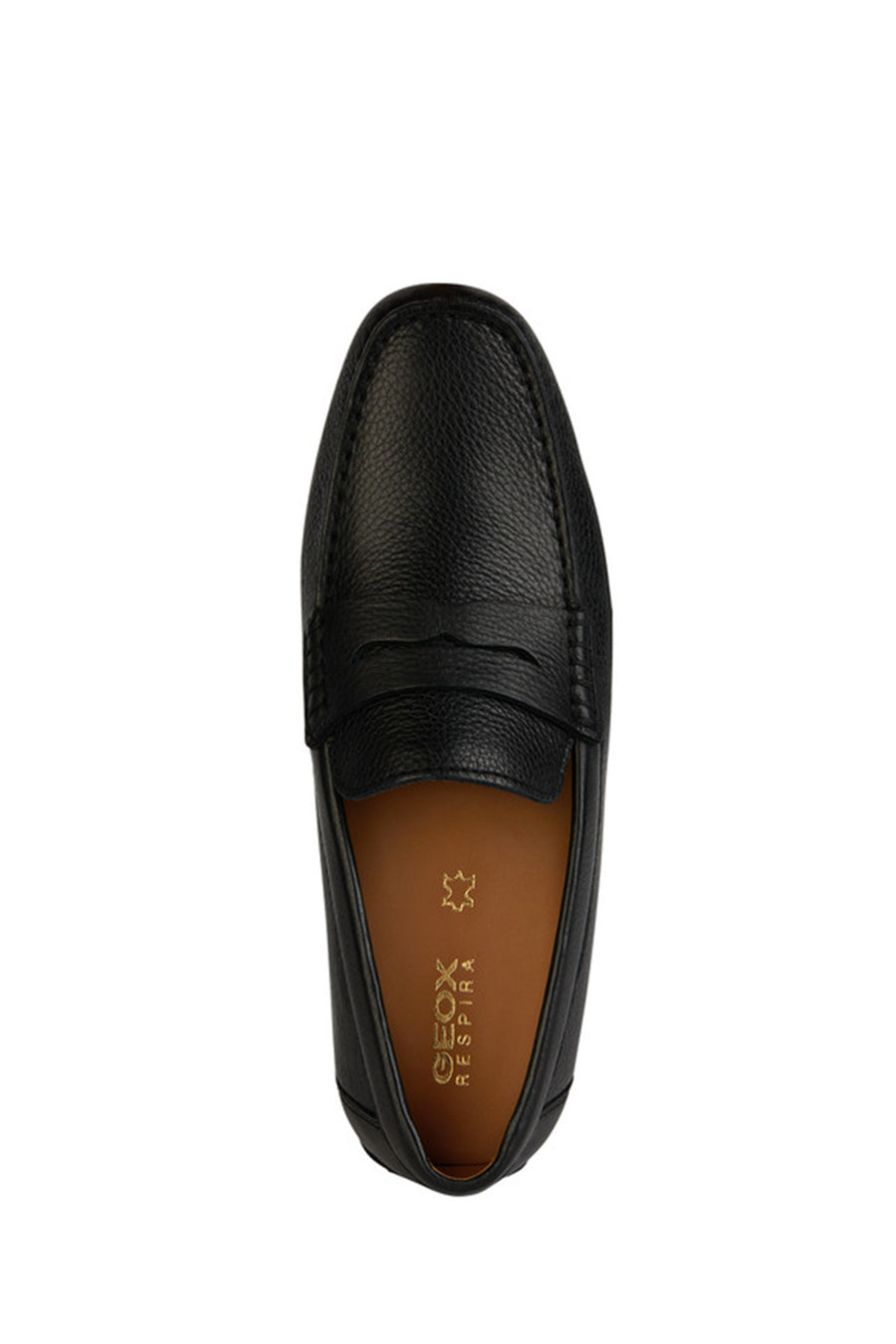
Geox Men's Black U Kosmopolis + Grip B - All Leather Casual Loafer
