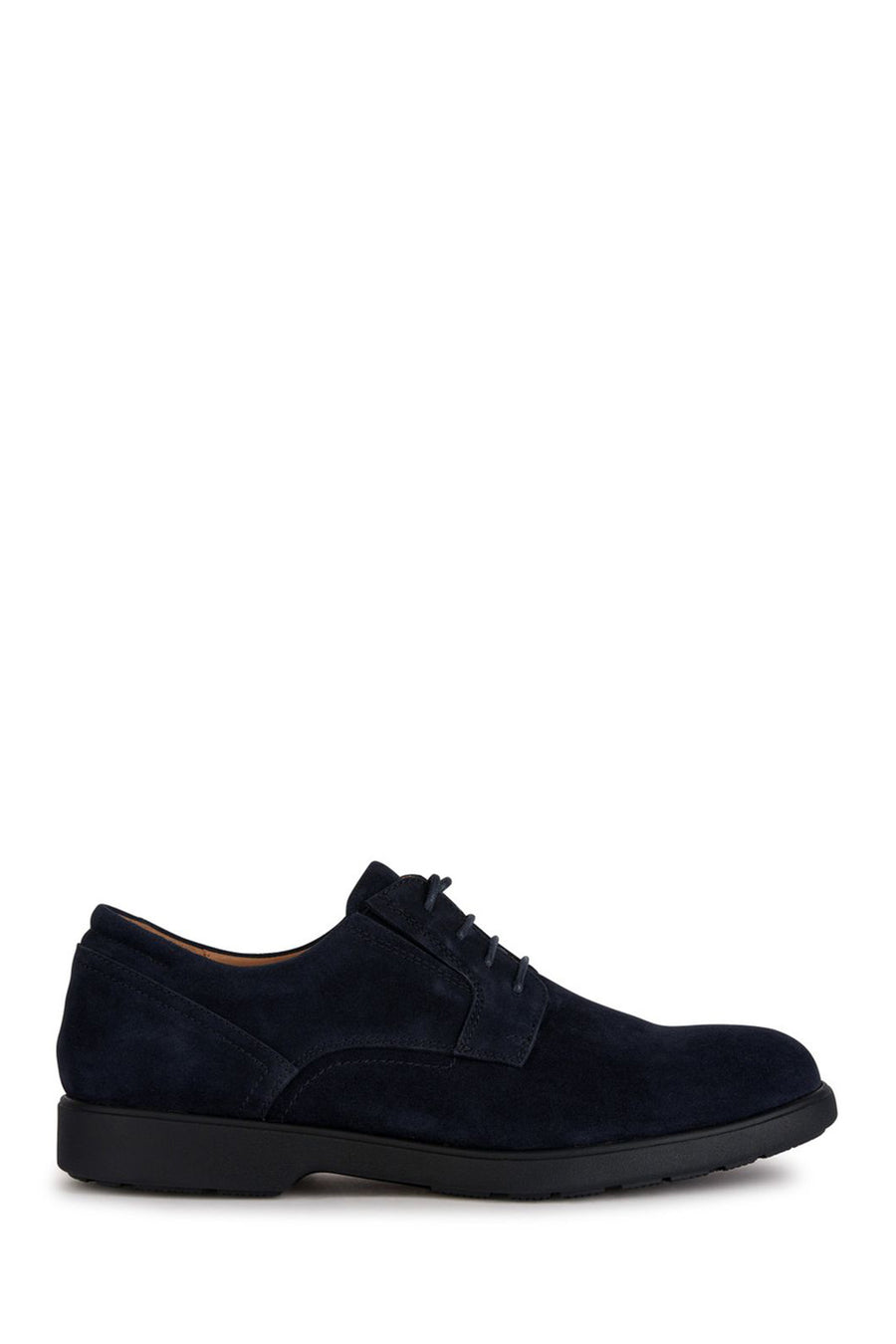 Geox Men's Navy Blue Spherica Ec11 Lace-Up Suede Leather Casual Shoes U35EFA00022C4002 | Derimod