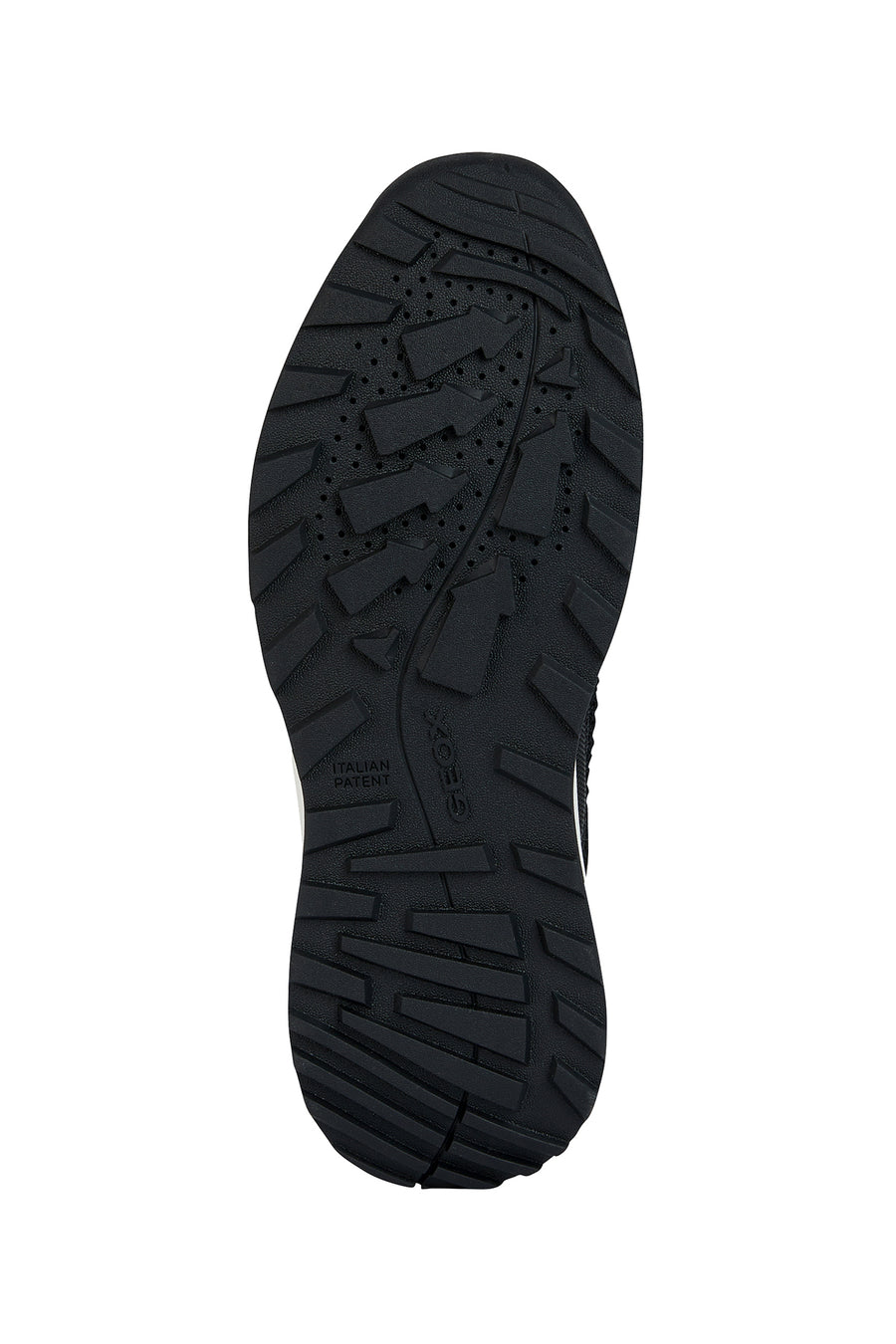 Geox Erkek Siyah Deri Detaylı U Terrestre Sneaker