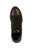 Geox Erkek Kahverengi Spherica VSeries Süet Deri Detaylı Sneaker | Derimod