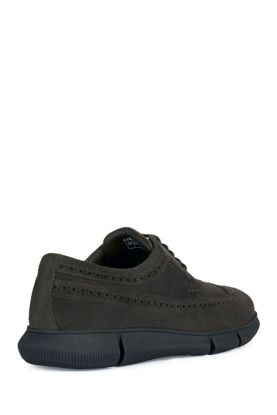 Geox Men's Brown Adacter Nubuck Leather Casual Shoes