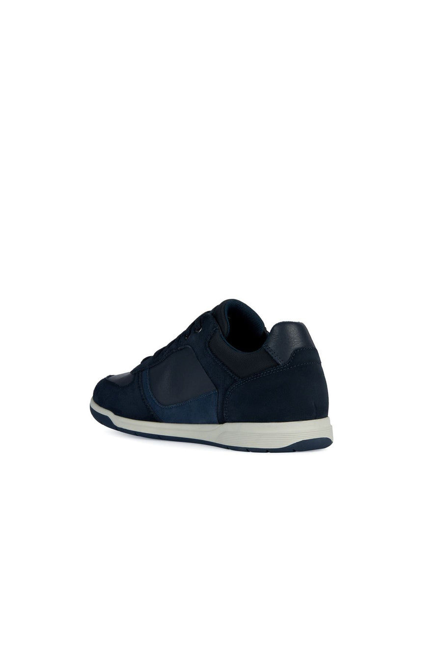 Geox Erkek Lacivert Spherica Ec3 Bağcıklı Deri Sneaker