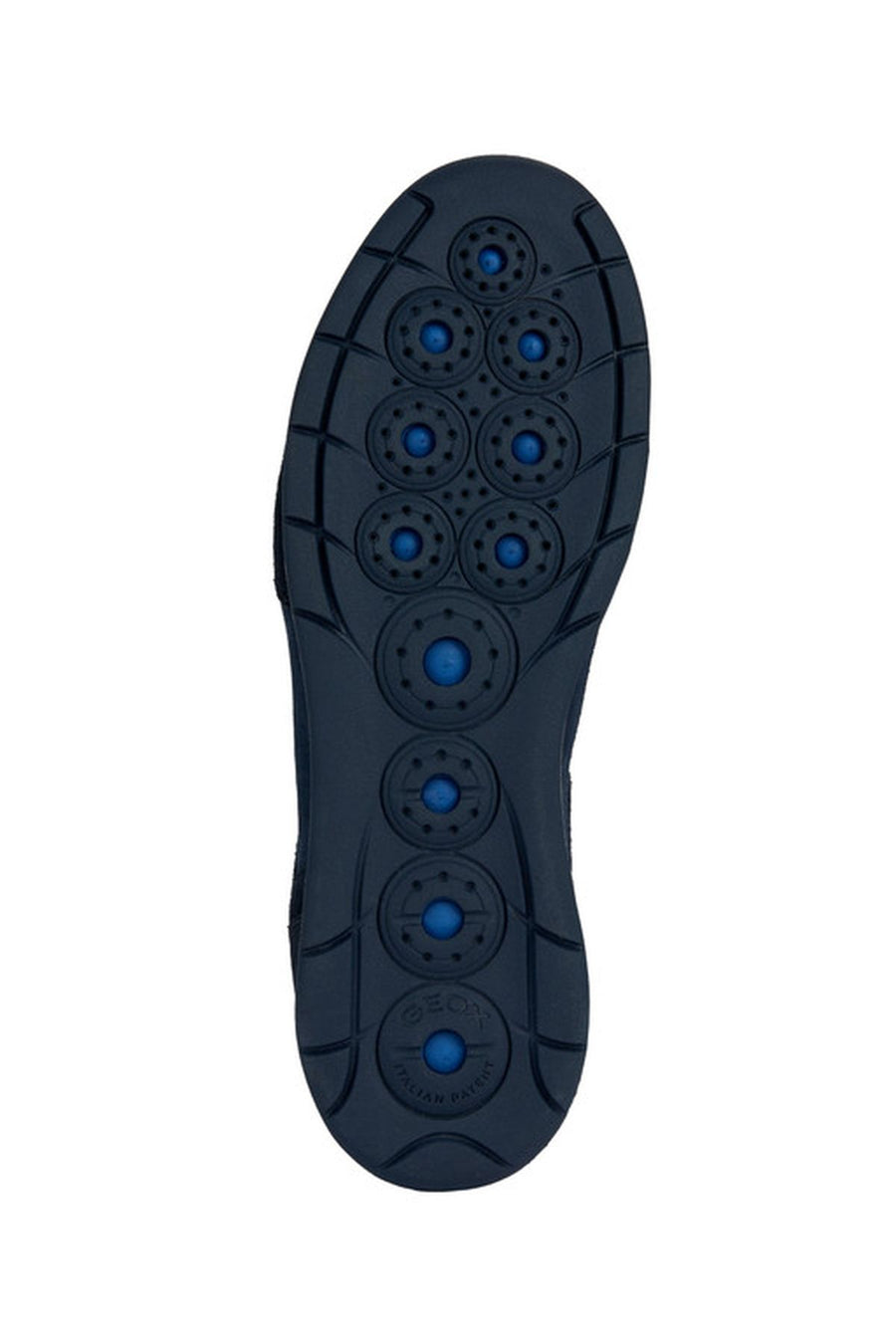 Geox Erkek Lacivert Spherica Ec3 Bağcıklı Deri Sneaker