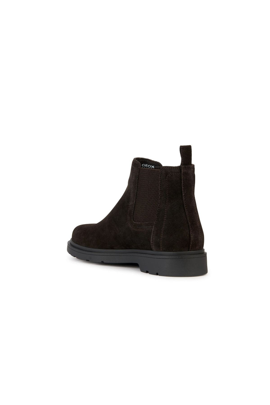 Geox Men's Brown Spherica Suede Leather Chelsea Boots