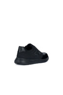 Geox Erkek Siyah Portello Bağcıklı Deri Sneaker | Derimod