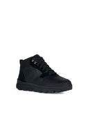 Geox Men's Black Spherica Lace-Up Leather Boots | Derimod