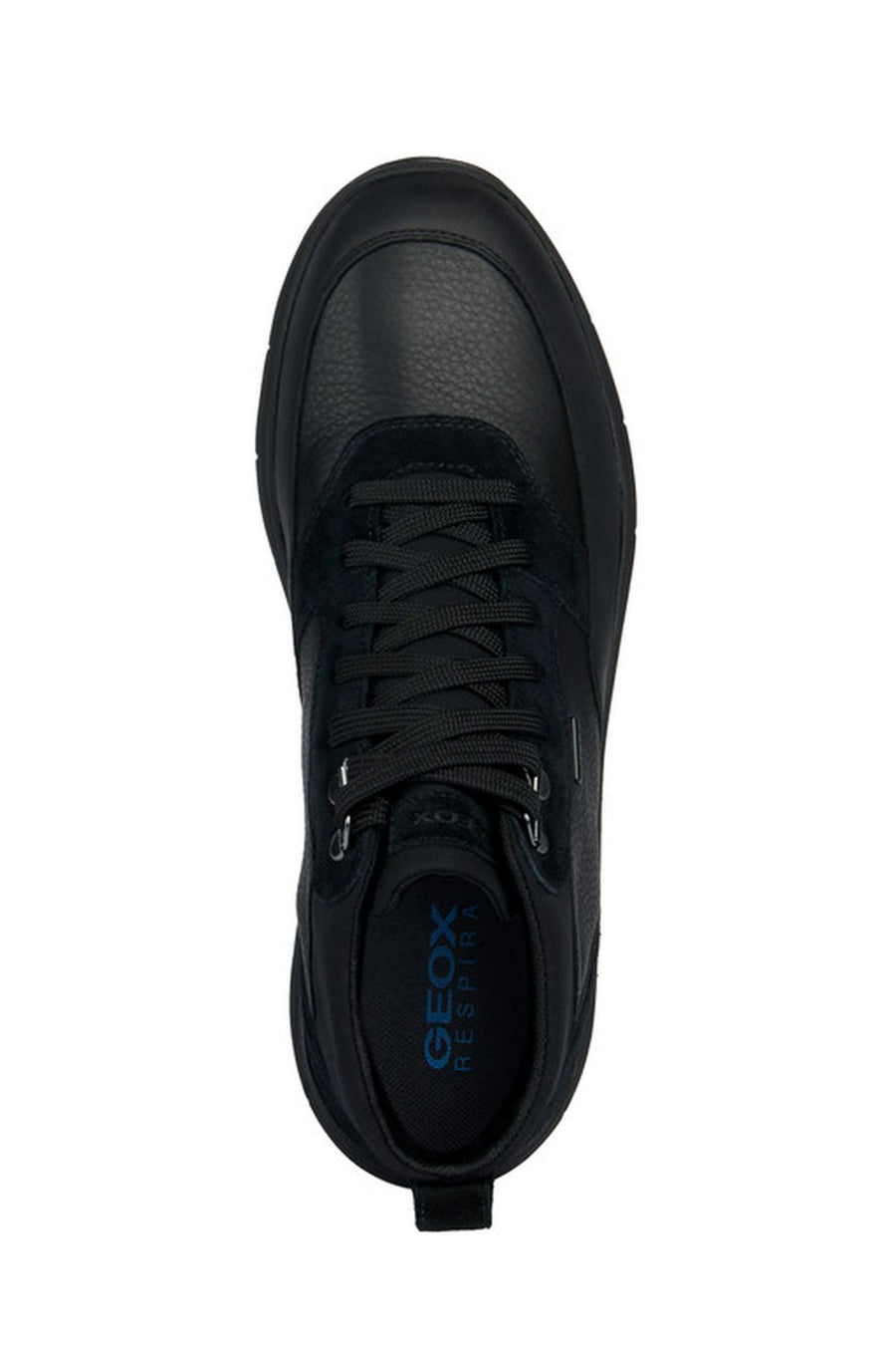 Geox Men's Black Spherica Lace-Up Leather Boots