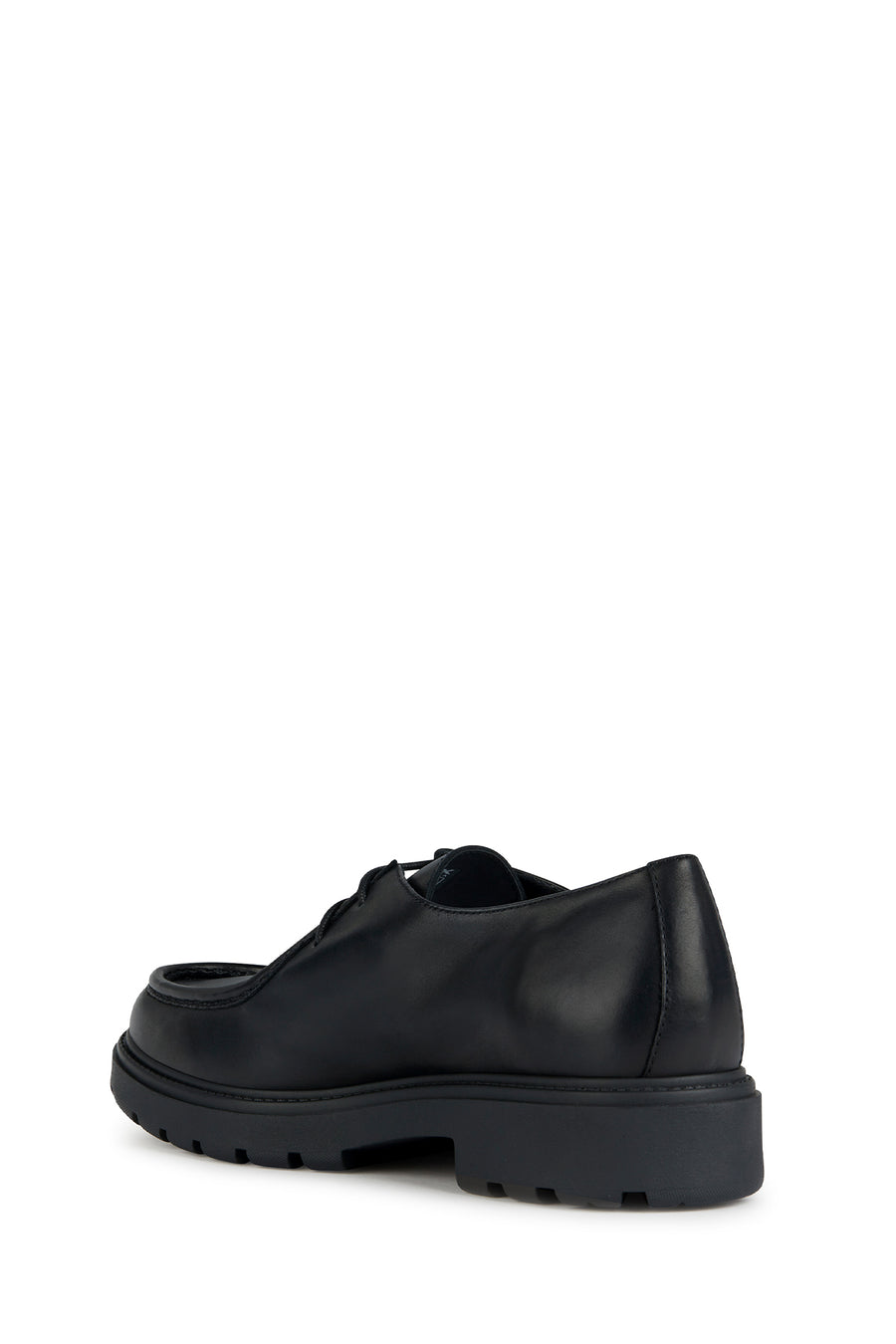 Geox Men's Black Spherica Ec7 Leather Casual Shoes