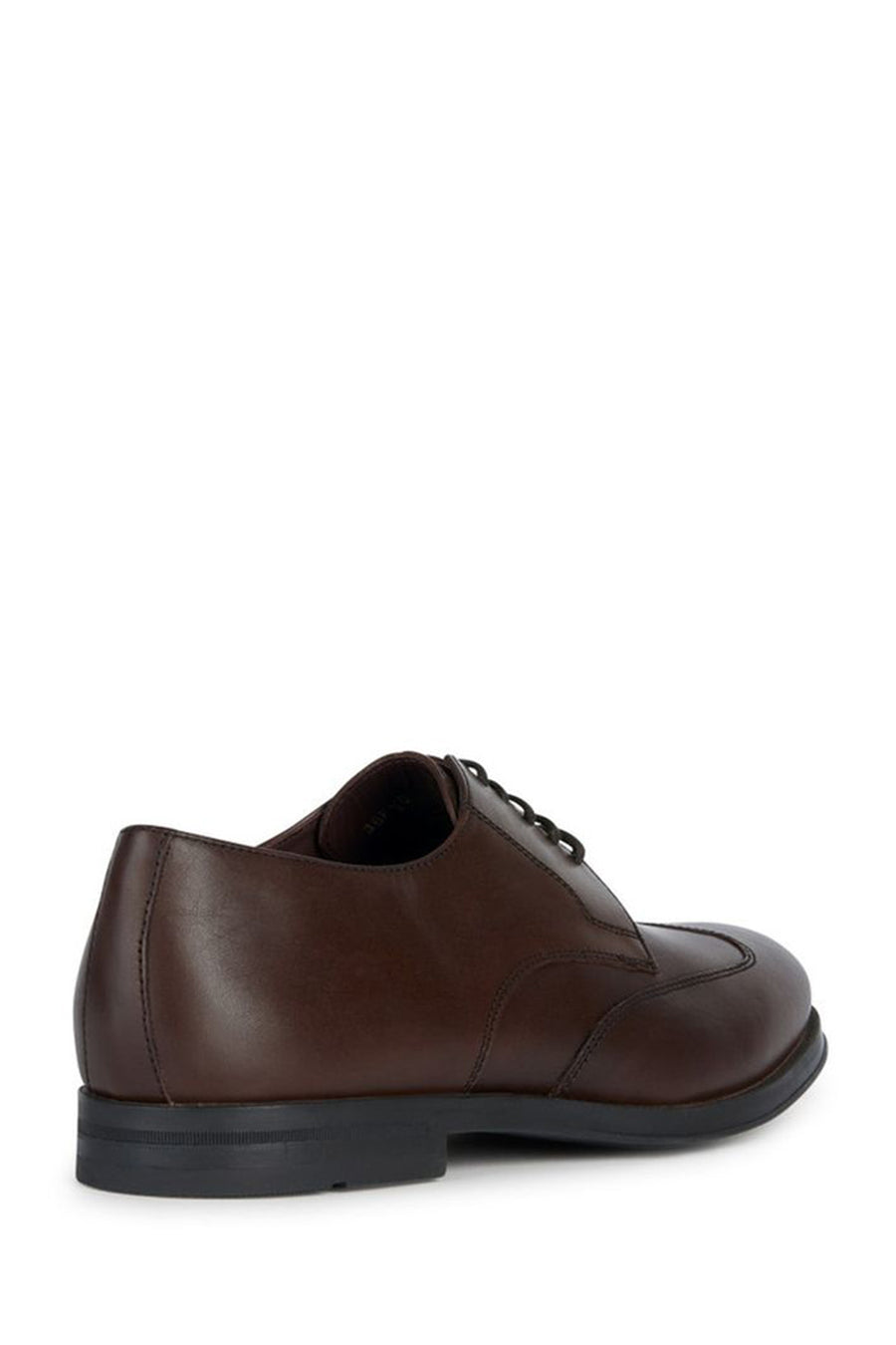 Geox Men's Brown Decio Laced Leather Classic Shoes
