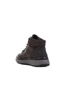 Geox Men's Brown Granito Leather Boots | Derimod