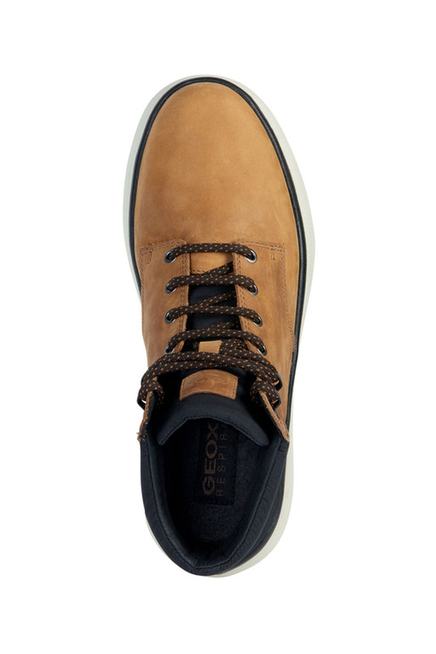 Geox Men's Cinnamon Granito Lace-Up Leather Boots