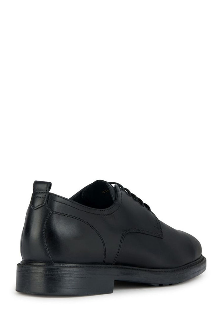 Geox Men's Black Tiberio Laced Leather Masculine Classic Shoes