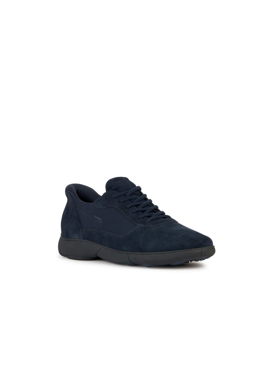 Geox Men's Navy Blue Nebula 2.0 Lace-up Leather Sneaker