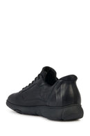 Geox Men's Black Nebula Lace-up Leather Sneaker | Derimod