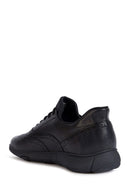 Geox Men's Black Nebula Lace-up Leather Sneaker | Derimod