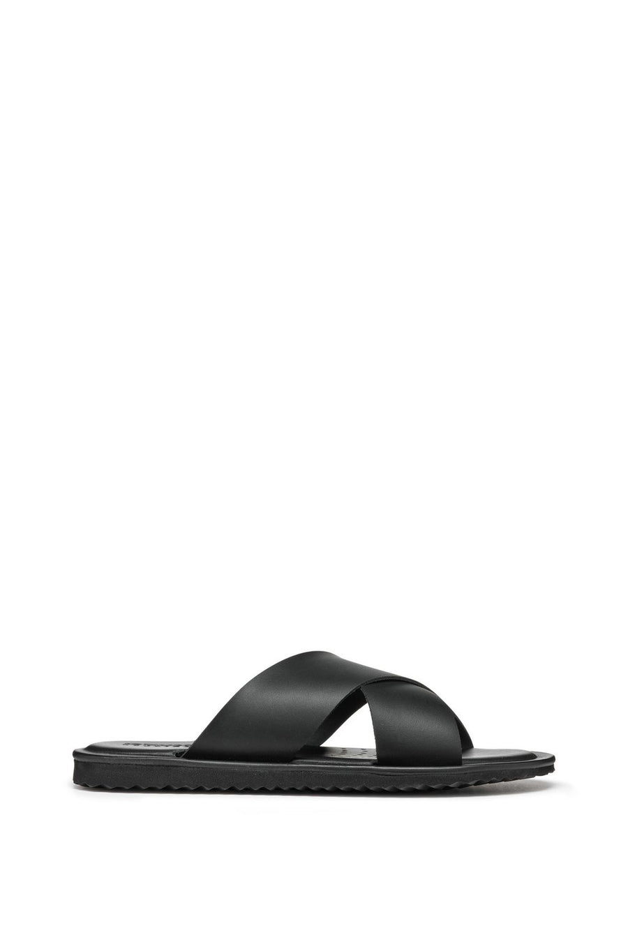Geox Men's Black Erica Leather Slippers U36GUB00043C9999 | Derimod