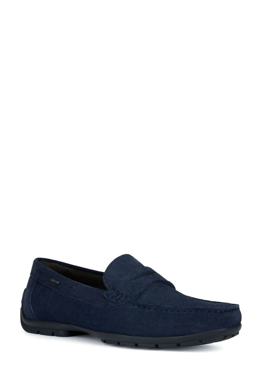 Geox Men's Navy Blue Moner Suede Leather Masculine Loafer