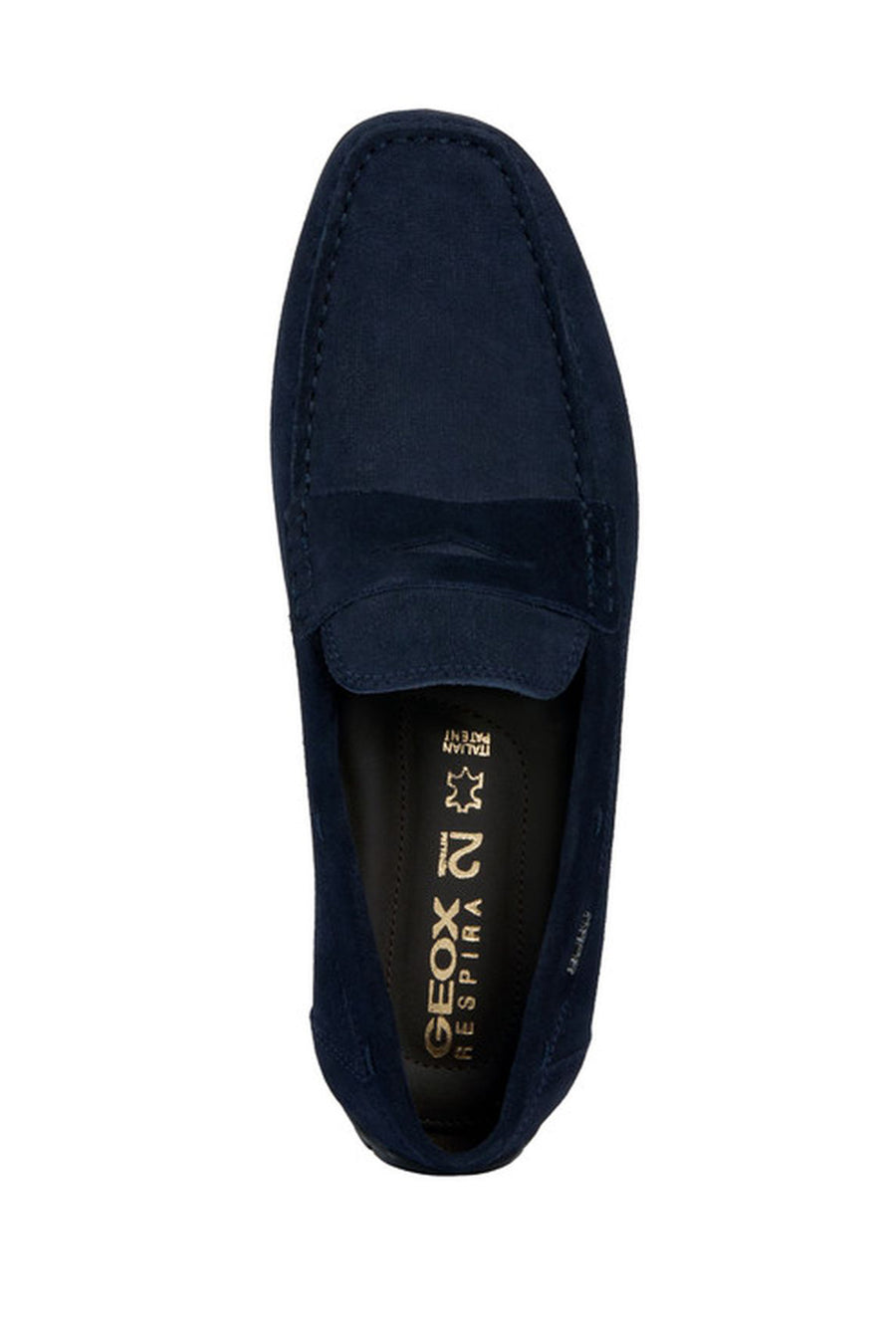 Geox Men's Navy Blue Moner Suede Leather Masculine Loafer