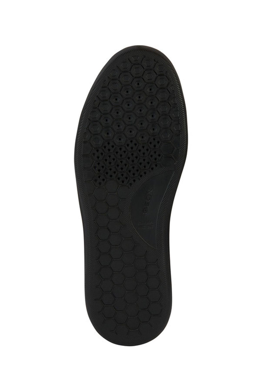 Geox Men's Black Deiven Lace-Up Leather Casual Shoes