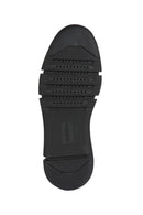 Geox Men's Black Adacter Lace-up Leather Casual Shoes | Derimod